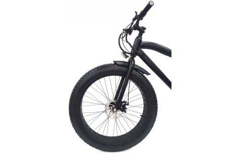 Rower Elektryczny Fatbike Górski 26 Tarcze 250W Wspomaganie 3 Tryby Cyngle