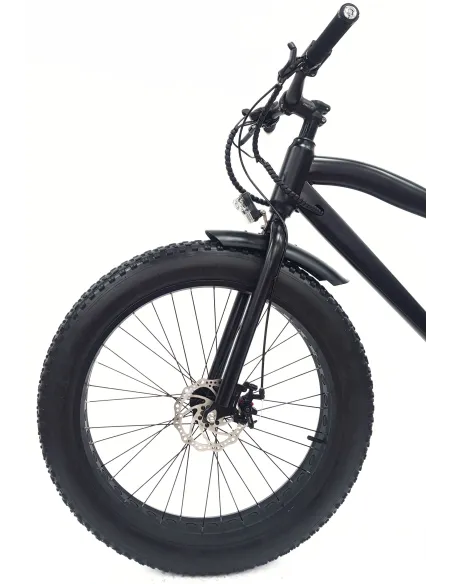 Rower Elektryczny Fatbike Górski 26 Tarcze 250W Wspomaganie 3 Tryby Cyngle