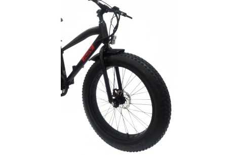 Rower Elektryczny Fatbike Górski 26 Tarcze 250W Wspomaganie 3 Tryby Cyngle