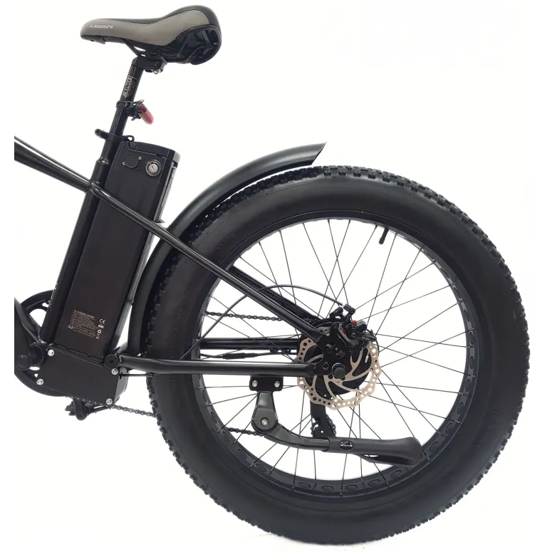 Rower Elektryczny Fatbike Górski 26 Tarcze 250W Wspomaganie 3 Tryby Cyngle