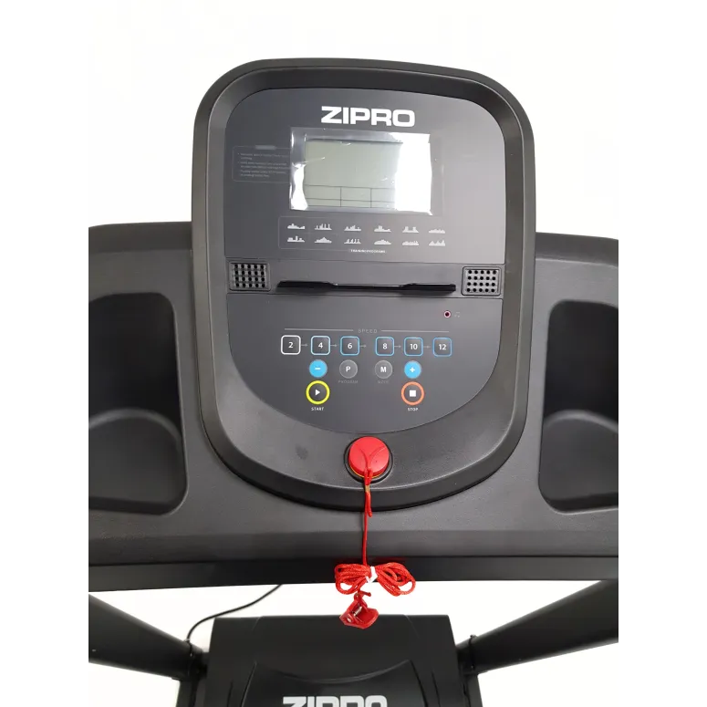 Bieżnia Elektryczna Zipro Tekno Składana Nachylenie Pasa Amortyzacja 1080 W