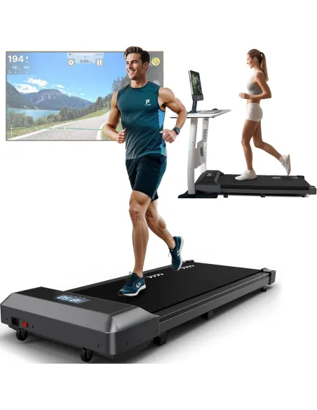 Bieżnia Elektryczna FYSIQ Walking Pad 2 KM 1-6 km/h Mata Do Chodzenia Slim