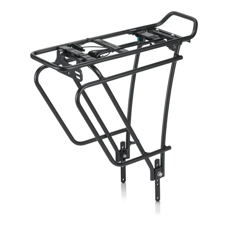 Bagażnik rowerowy tylny XLC RP-R11 Czarny Alu Pod Sakwy Do 25kg 41cm 26-28"