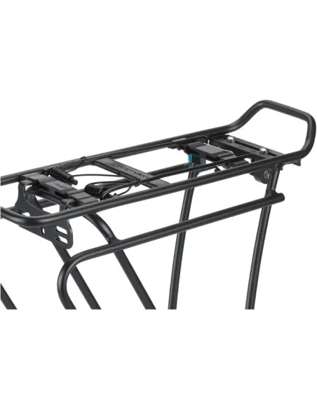 Bagażnik rowerowy tylny XLC RP-R11 Czarny Alu Pod Sakwy Do 25kg 41cm 26-28"