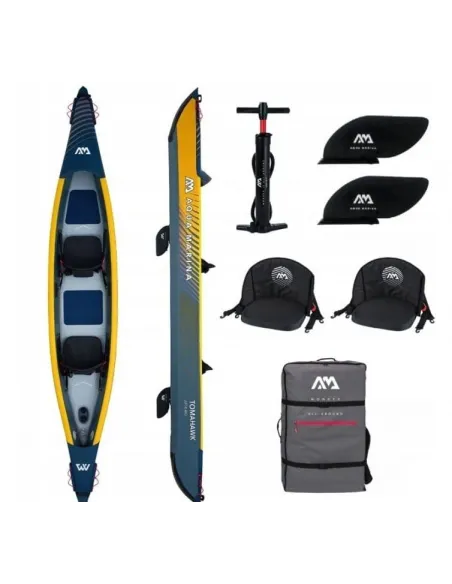 Kajak Pompowany Dmuchany Aqua Marina Tomahawk AIR-K Pneumatyczny 440 cm