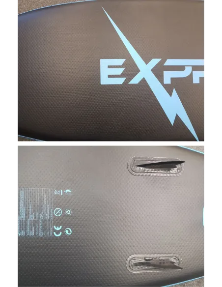 Deska Surfingowa SUP Exprotrek Paddle Niebieska Nadmuchiwana Max 150 kg