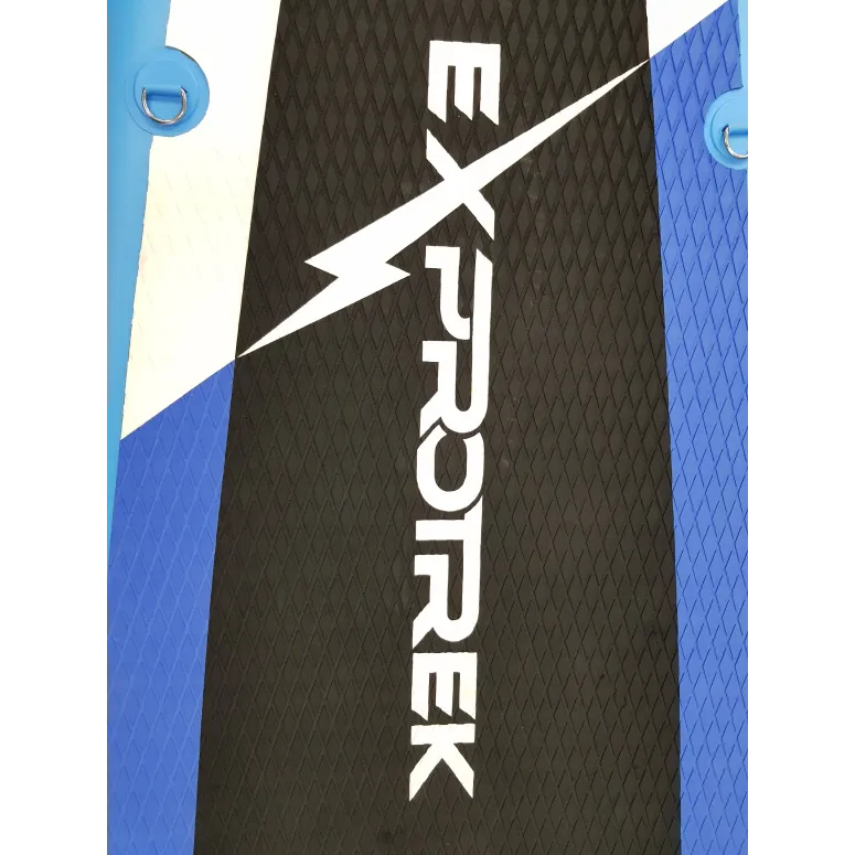 Deska Surfingowa SUP Exprotrek Paddle Niebieska Nadmuchiwana Max 150 kg