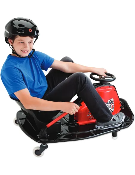 Gokart Crazy Cart 19 km/h Razor SPORT Koła 360° 100W 40min Jazdy Max. 63kg