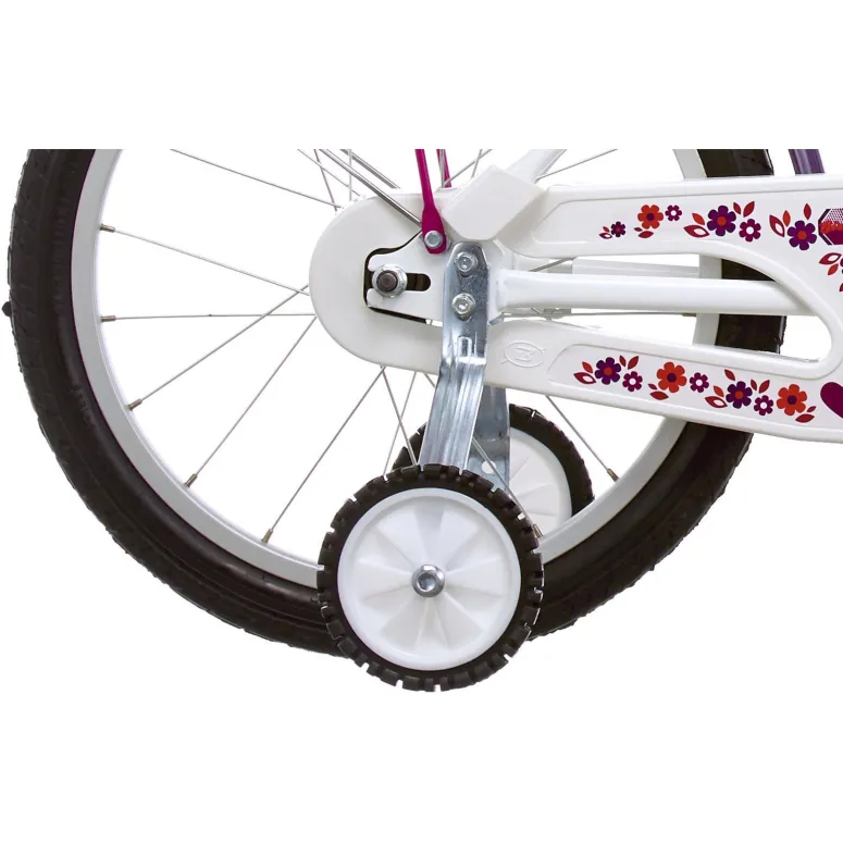 Dziewczęcy Rower 16 Koła Boczne Kontra 4,5+ Koszyk