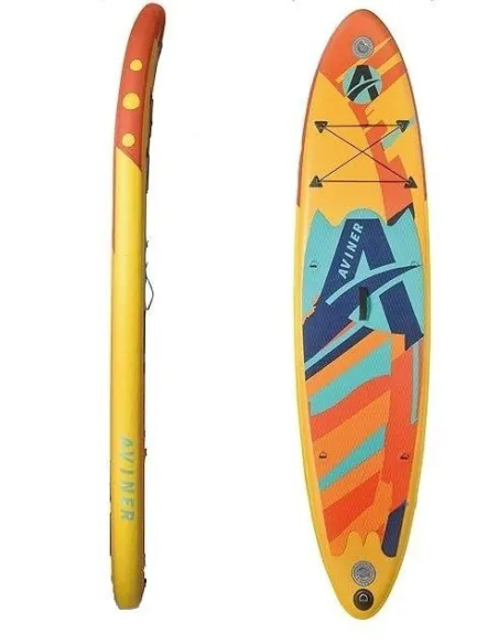 Deska SUP Pompowana Aviner Paddle Board Z Wiosłem Do Pływania Torba 305 cm Torba