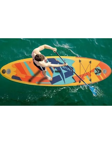 Deska SUP Pompowana Aviner Paddle Board Z Wiosłem Do Pływania Torba 305 cm Torba