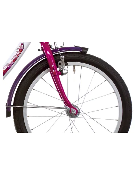 Dziewczęcy Rower 16 Koła Boczne Kontra 4,5+ Koszyk