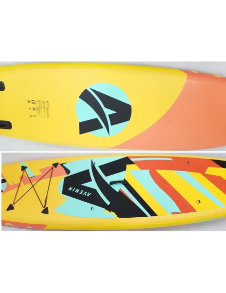 Deska SUP Pompowana Aviner Paddle Board Z Wiosłem Do Pływania Torba 305 cm Torba