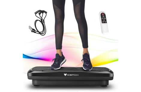 Platforma Wibracyjna Icefox 3D 1000W Płyta 10 Programów Treningowych - 1