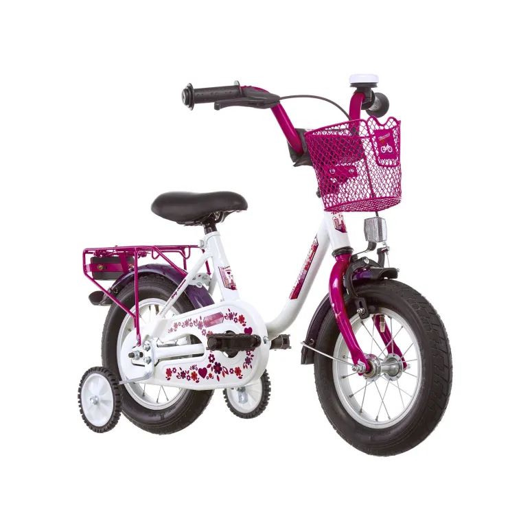 3+ Dziewczęcy Rower 12 Kółka Boczne Kontra Dziecka - 5