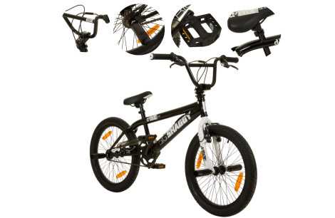Rower BMX Miejski 20" Stal Rotor 360 V-brake Młodzieżowy Wyczynowy Pegi x4 - 1