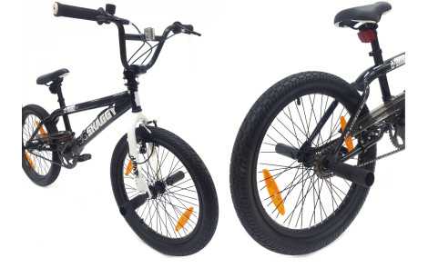 Rower BMX Miejski 20" Stal Rotor 360 V-brake Młodzieżowy Wyczynowy Pegi x4 - 6