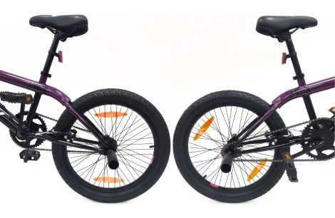 Rower BMX 20" Stal Rotor 360° Młodzieżowy Wyczynowy V-brake Alhonga Pegi x4 - 5
