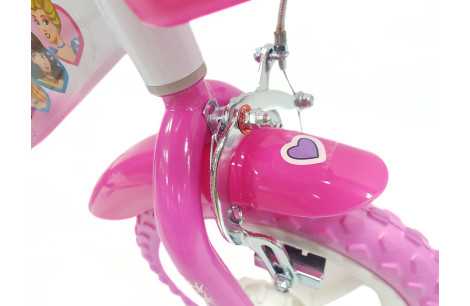Rower Dziecięcy 12" Stal V-brake Rowerek Dla Dziewczynki Bagażnik Na Lalki - 12