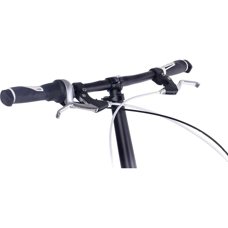 Rower Miejski Składany Unisex 20" V-brake Bagażnik Światła Dzwonek Stopka - 10