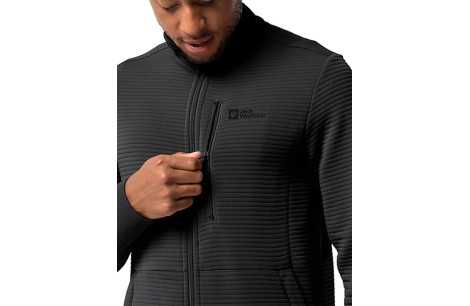 Bluza Trekkingowa Męska Polar Jack Wolfskin Modesto Turystyczna XXL Black - 3