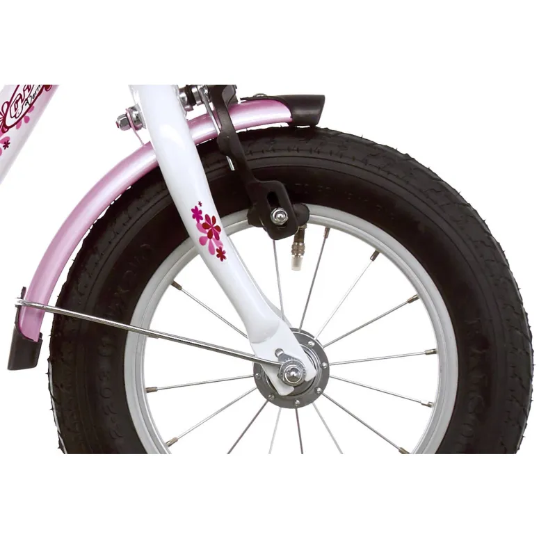 3+ Dziewczęcy Rowerek 12 Koła Boczne Kontra Koszyk