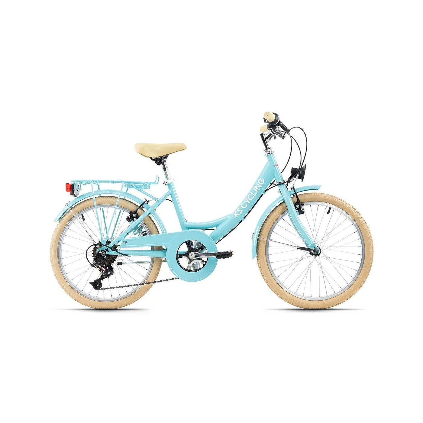 Rower Dziecięcy Miejski 20 Dziewczęcy Bagażnik