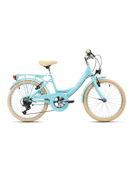 Rower Dziecięcy Miejski 20 Dziewczęcy Światła