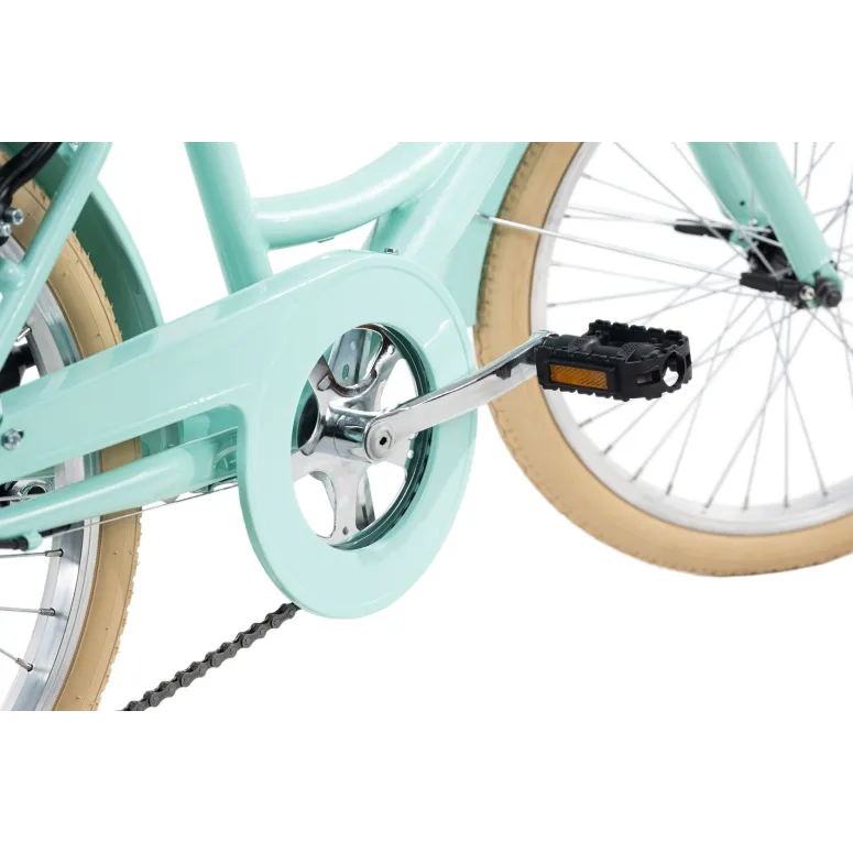 Dziewczęcy Rowerek Miejski 20 Bagażnik 6 Biegów