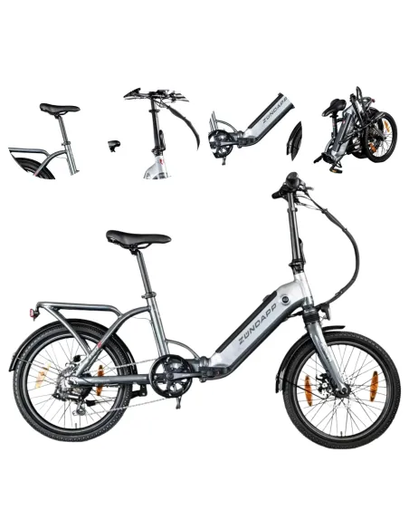 Elektryczny Rower Miejski 20 ALU Składak 250W 13Ah 5 Tryb Revo Wspomaganie