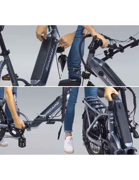Elektryczny Rower Miejski 20 ALU Składak 250W 13Ah 5 Tryb Revo Wspomaganie