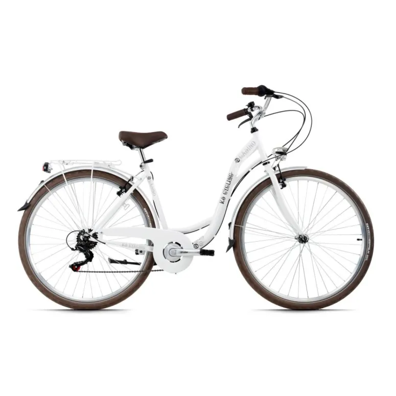 Rower Damski Miejski 28 Damka 6 Biegów Bagażnik