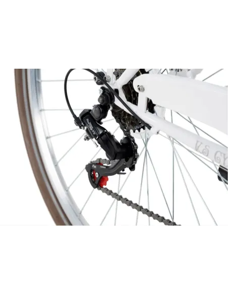 Rower Damski Miejski 28 Damka 6 Biegów Bagażnik