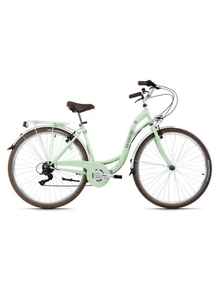 Damski Rower Miejski 28 Damka 6 Biegów Bagażnik