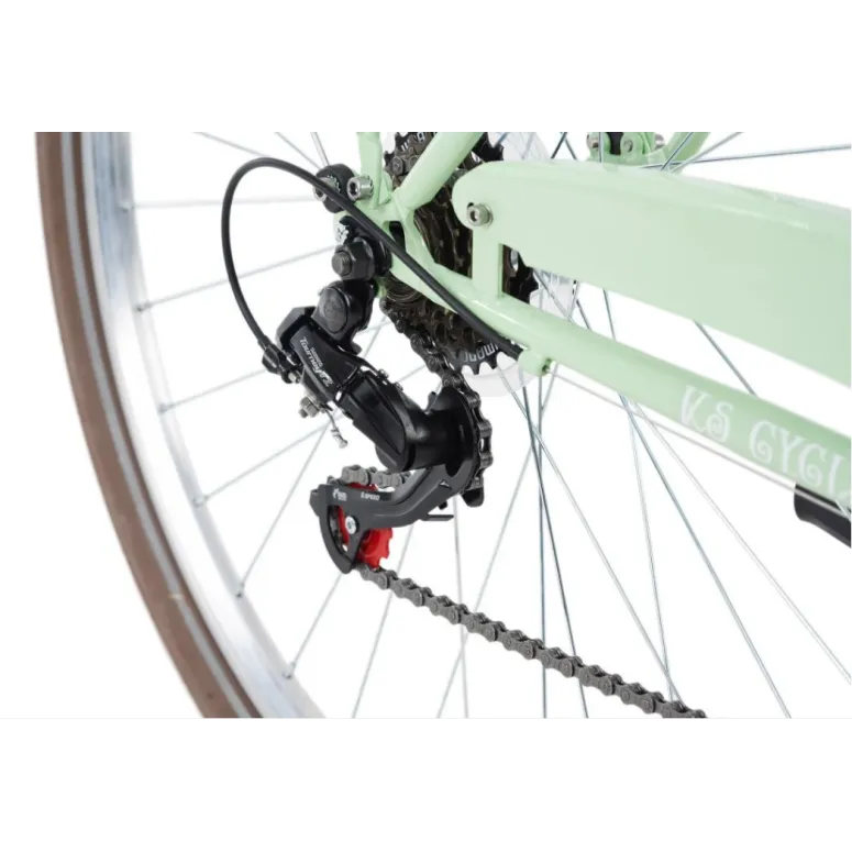 Damski Rower Miejski 28 Damka 6 Biegów Bagażnik