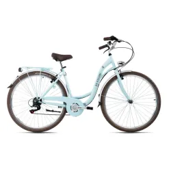 Rower Miejski Damski 28 Damka 6 Biegów Bagażnik