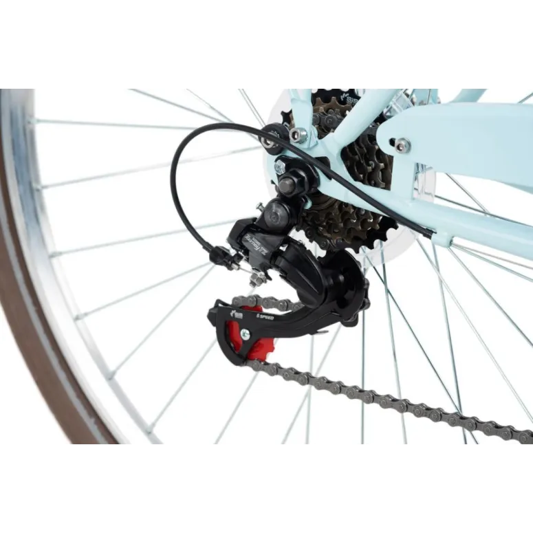 Rower Miejski Damski 28 Damka 6 Biegów Bagażnik