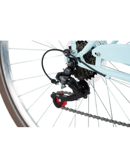 Rower Miejski Damski 28 Damka 6 Biegów Bagażnik