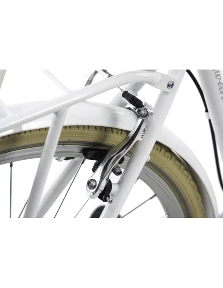 Rower Miejski Damski Retro 28 Bagażnik 6 Biegów