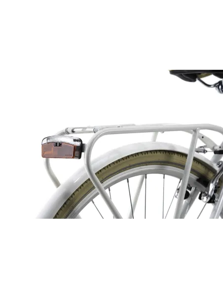 Rower Miejski Damski Retro 28 Bagażnik 6 Biegów