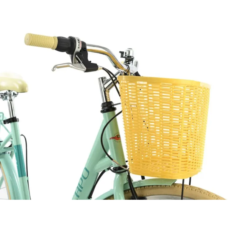 Rower Miejski Damski 26 Dziewczęcy Koszyk Bagażnik