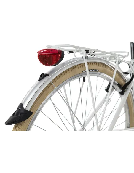 Retro Rower Miejski Damski 28 Błotniki 6 Biegów