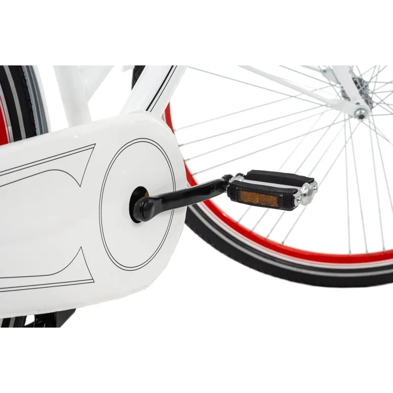 Miejski Rower Damski Jednobiegowy 28 Damka Światła