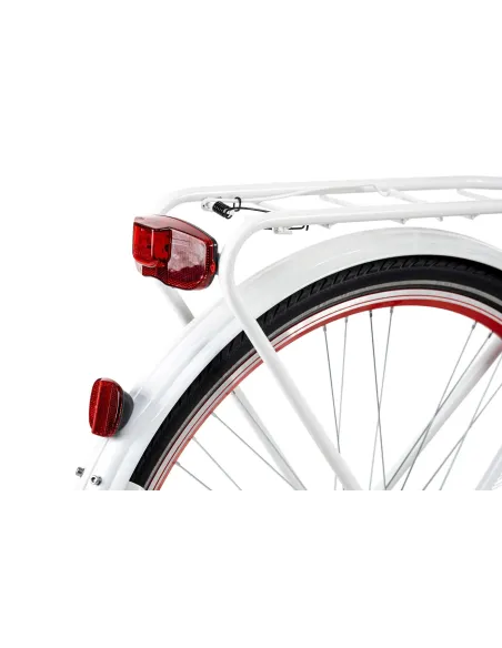 Miejski Rower Damski Jednobiegowy 28 Damka Światła