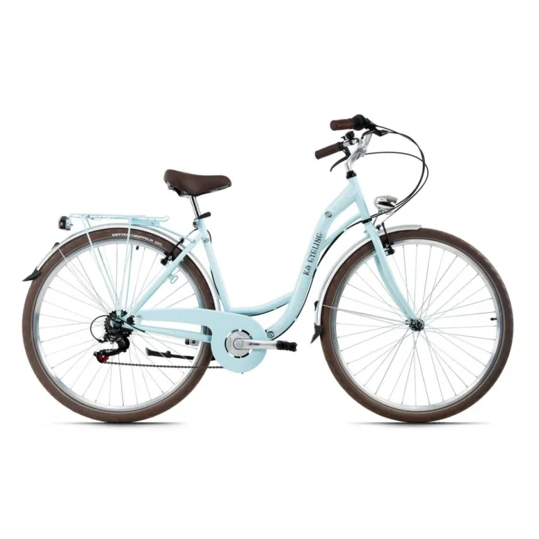 Rower Miejski Damski 28 Damka 6 Biegów Bagażnik