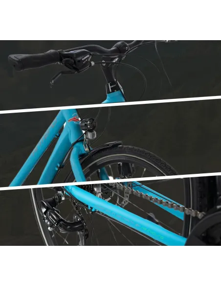 Rower Trekkingowy Damski 28 Alu Cyngle Błotniki Bagażnik Światła Dynamo