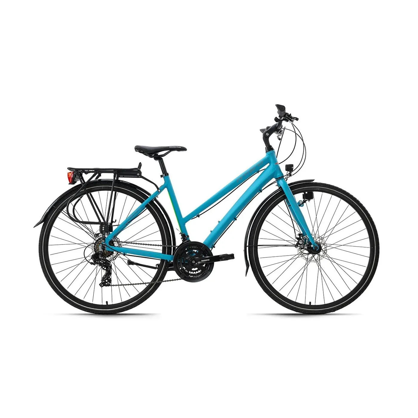 Rower Trekkingowy Damski 28 Bagażnik 21 Bieg ALU