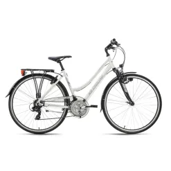 Rower Trekkingowy 28 Turystyczny Damka ALU Światła