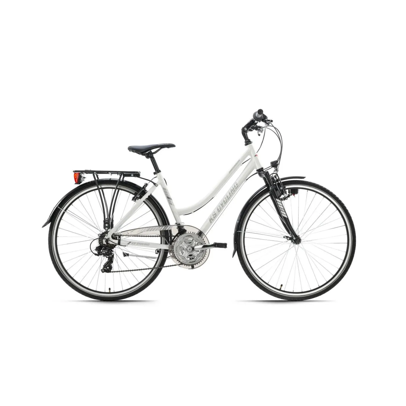 Rower Trekkingowy 28 Turystyczny Damka ALU Światła