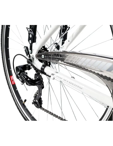 Rower Trekkingowy Damski 28 Alu Revo Amortyzacja Błotniki Bagażnik Stopka